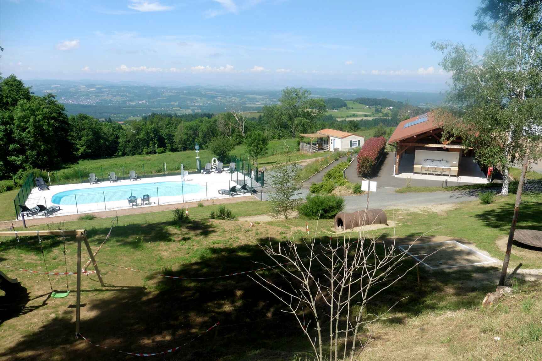 Vue panoramique depuis le camping